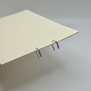 Uncommon James Gold Threader Earrings